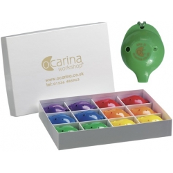 Rainbow box of 12 x 6-hole Oc