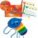 Blue 4-hole Oc with 1-2-3 Ocarina and CD + OcSock