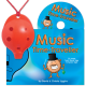 Red 4-hole Oc with Music Time-Traveller and CD