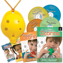 4-hole Oc with Book 1, Book 2, Carols, Songs of Praise + CDs