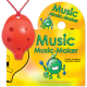 Red 4-hole Oc with Music Music-Maker and CD