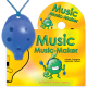 Blue 4-hole Oc with Music Music-Maker and CD
