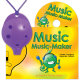 Purple 4-hole Oc with Music Music-Maker and CD