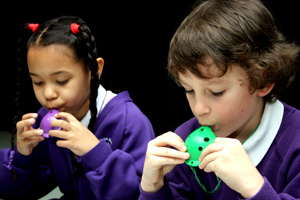 Ocarina Players in whole class music Ocarina Players in whole class music