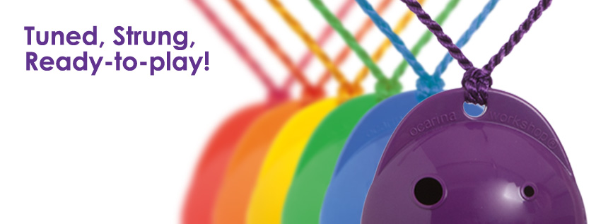 Rainbow Ocarinas Plastic Rainbow Ocarinas 4-hole Ocarina