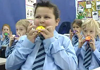 First Musical Instrument - Ocarina Player at School